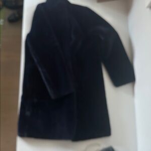 Velvet by Graham & Spencer Cara Lux Sherpa Reversible Jacket, BLUE, Size S